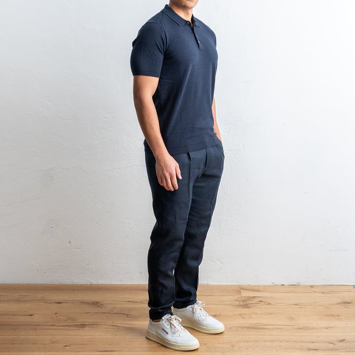 Polo Cotton Short Sleeve Navy