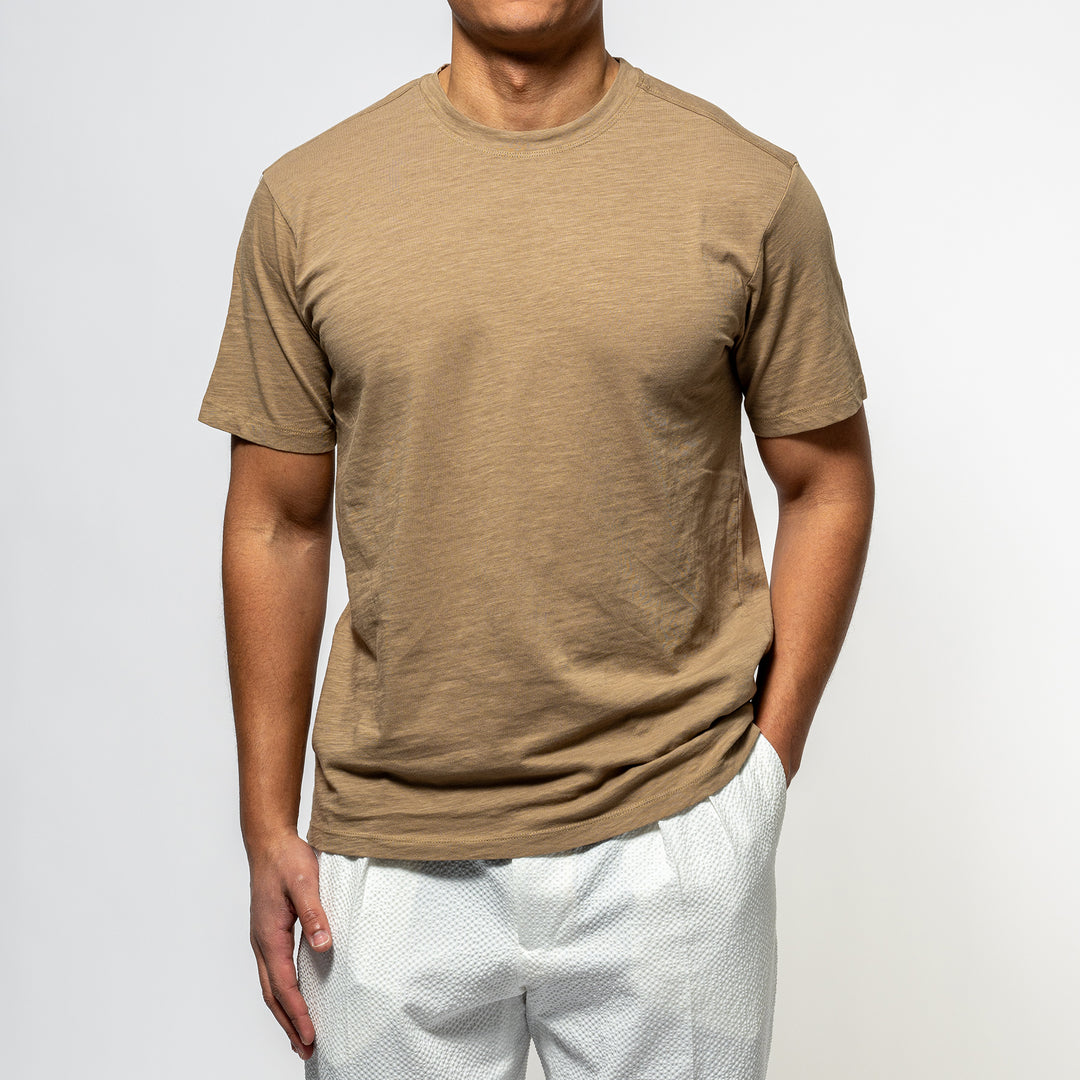 Cotton Slubwash T-Shirt COLONIALE