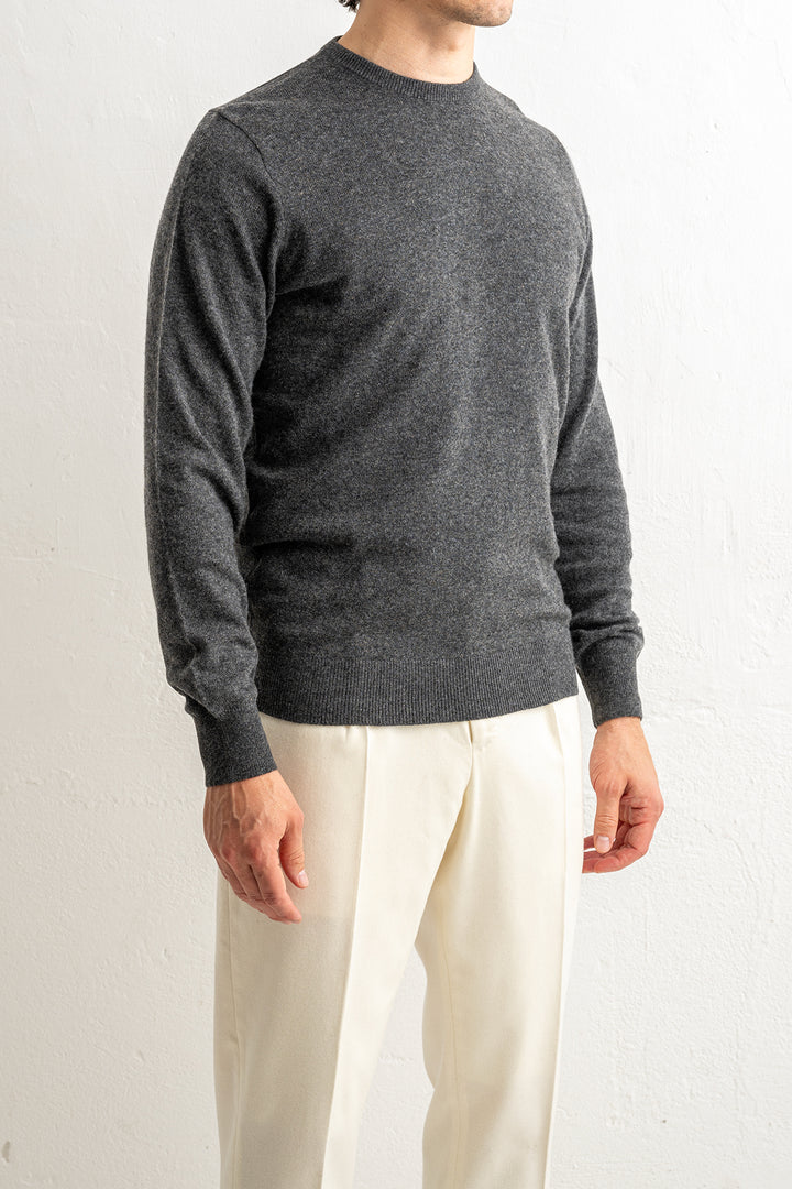 Wool Cashmere Blend Sweater Antracite