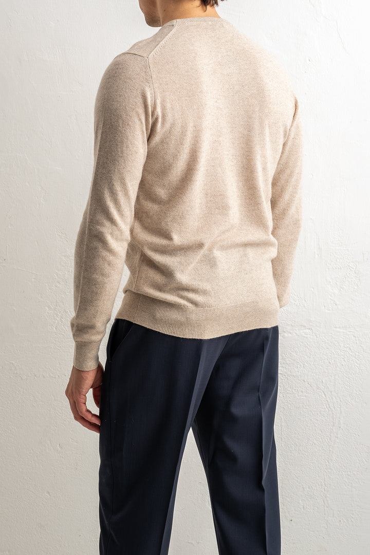 Wool Cashmere Blend Sweater NATURALE