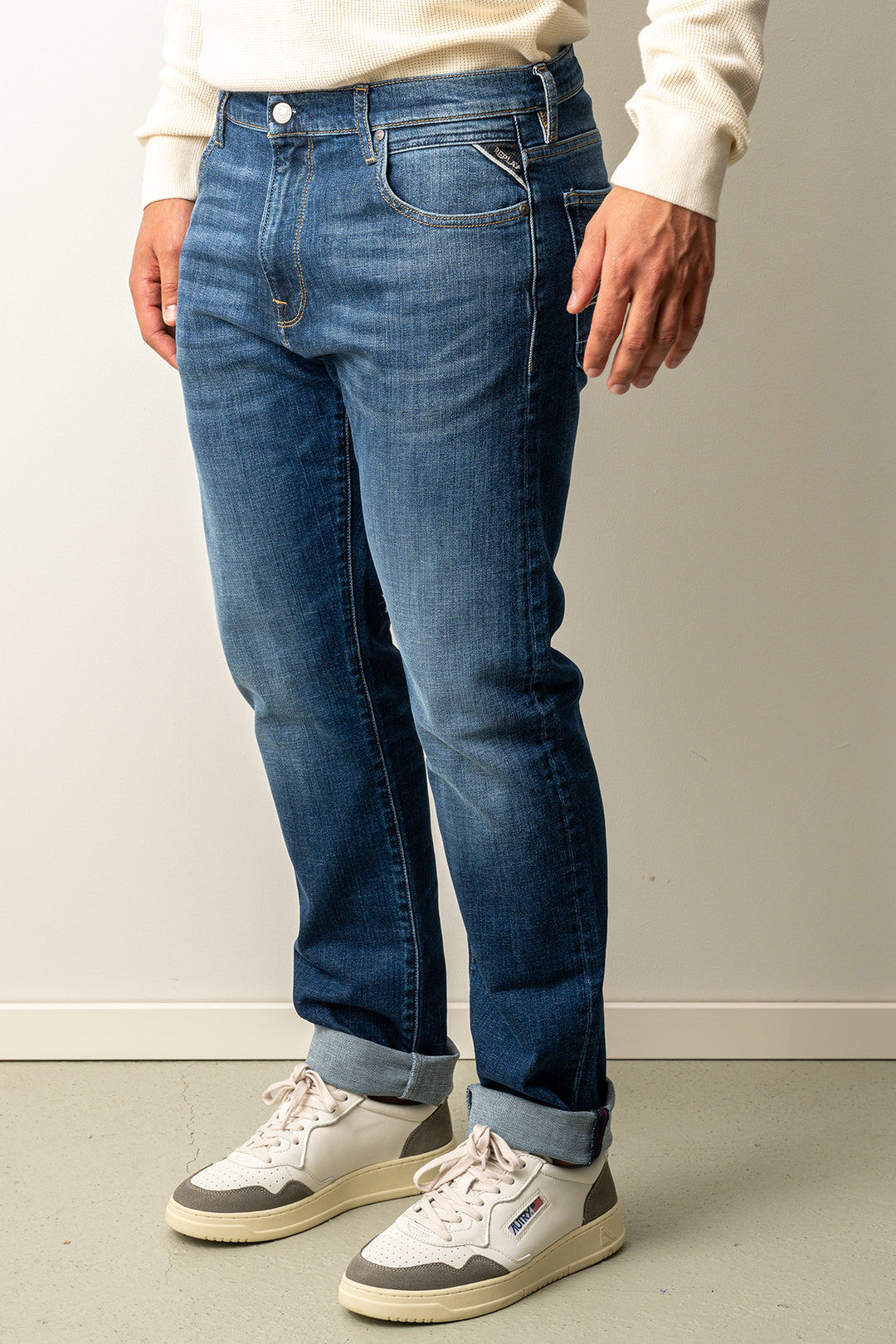Aideen Dark Wash Jeans Dark Blue
