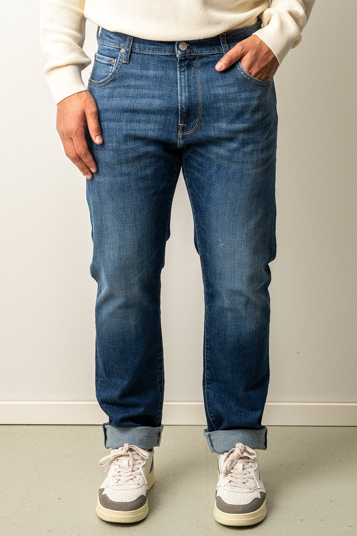 Aideen Dark Wash Jeans Dark Blue
