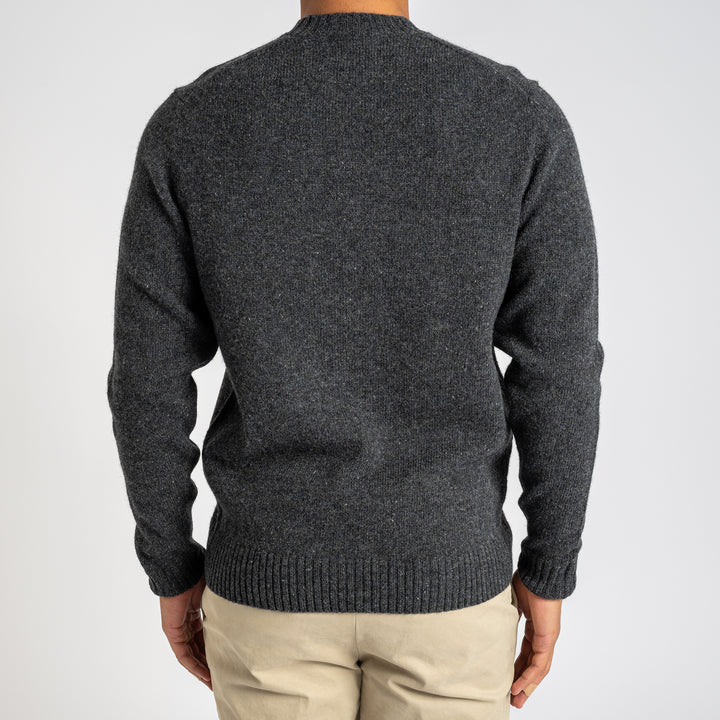 Kinnadie Shetland Long Sleeve Crew Neck OXFORD