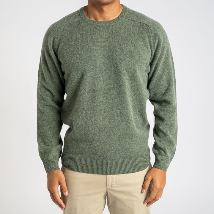 LAMBWOOL CREW NECK. LANDSCAPE