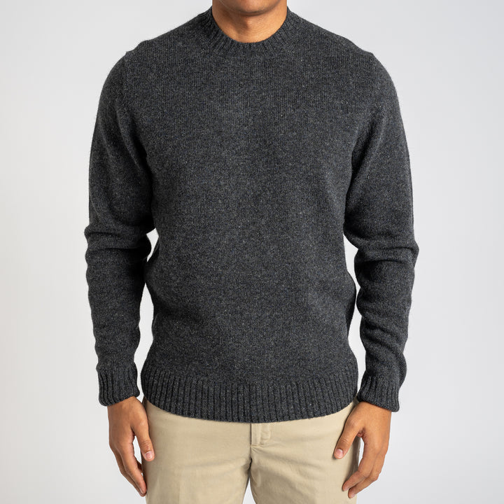 Kinnadie Shetland Long Sleeve Crew Neck OXFORD