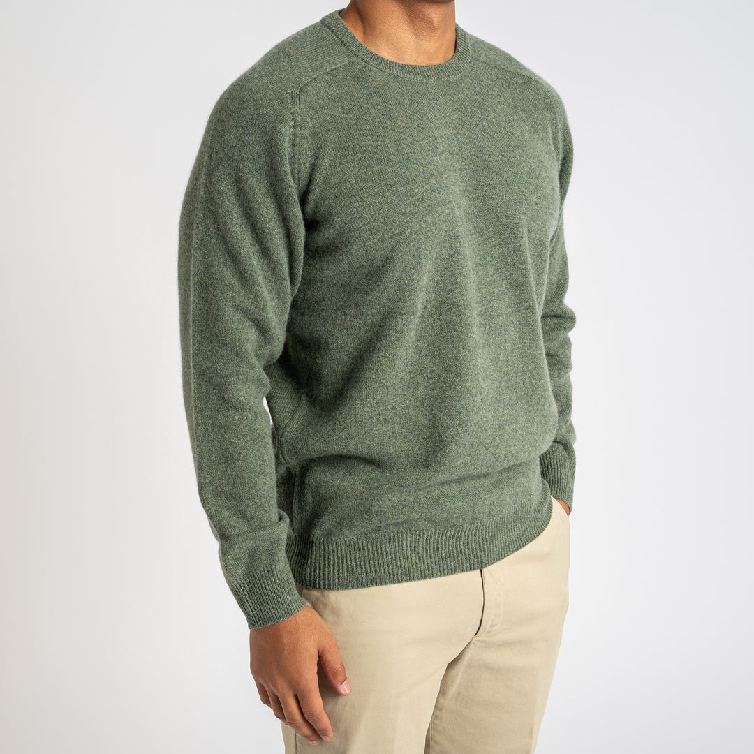 LAMBWOOL CREW NECK. LANDSCAPE