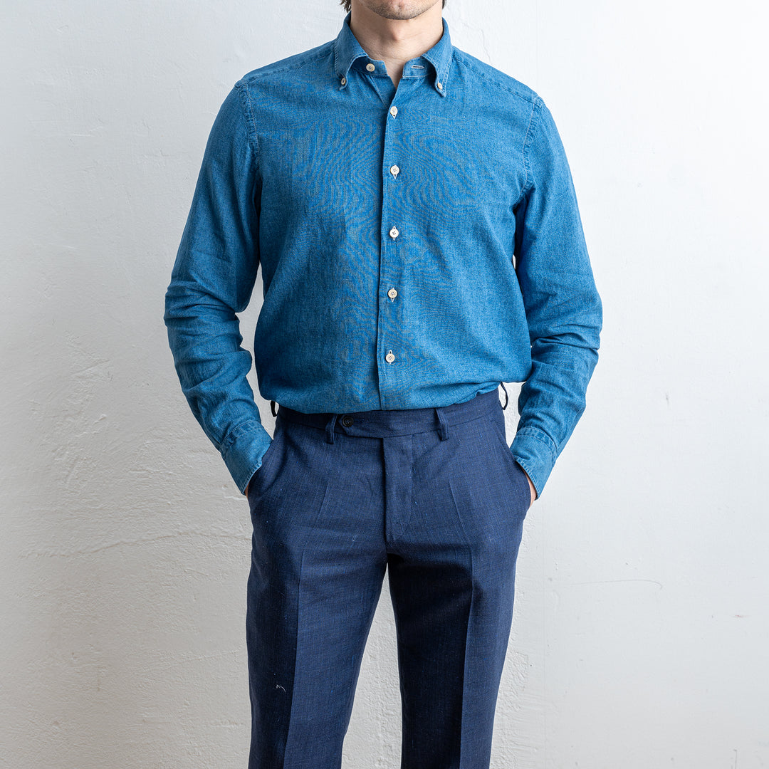 Linen Cotton Chambray Denim