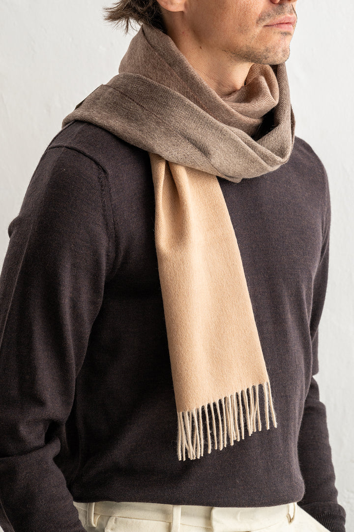 Wool Scarf Brown