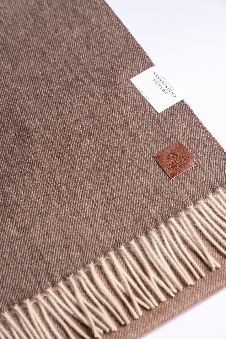 Wool Scarf Brown