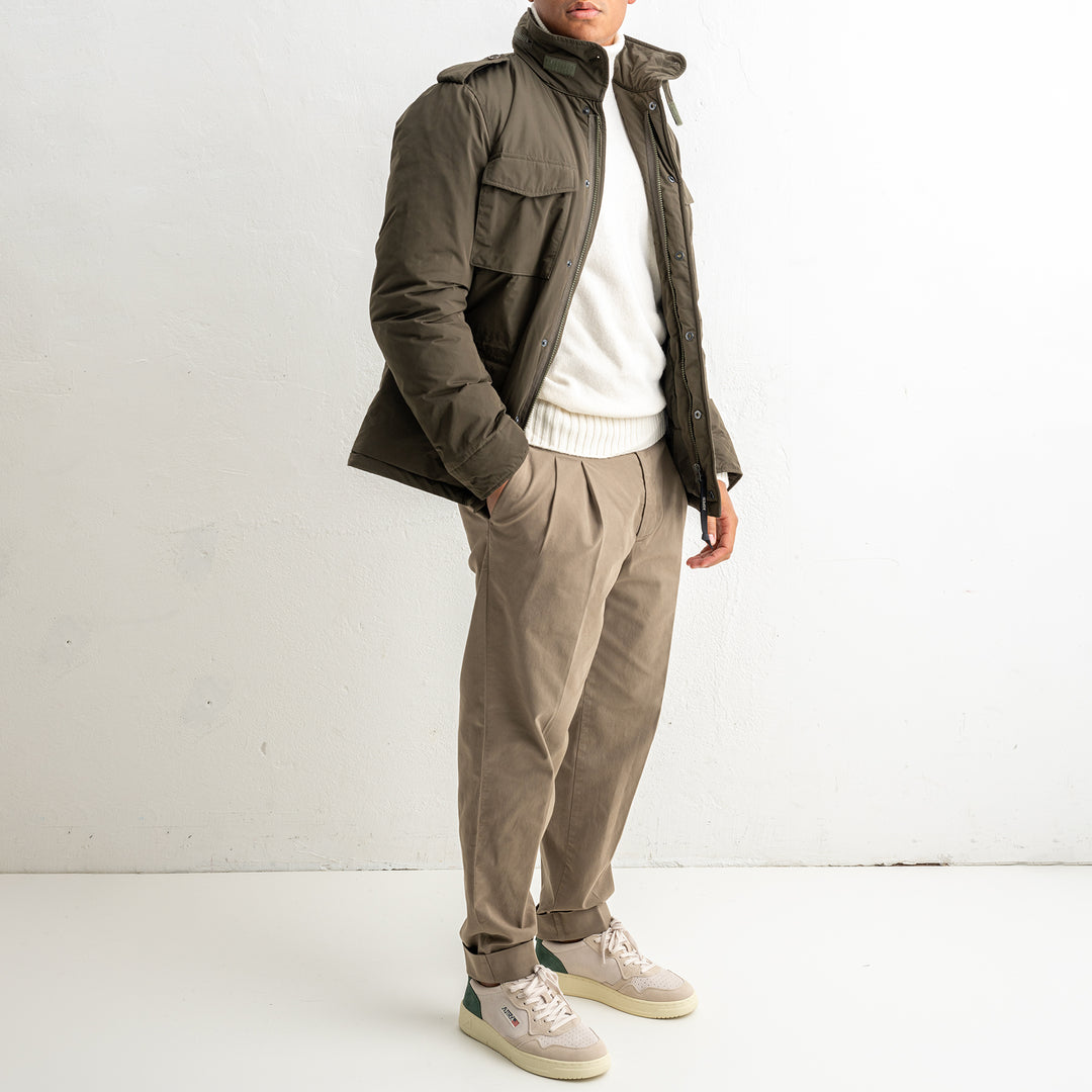 Vento Nylon Minifield Jacket Green