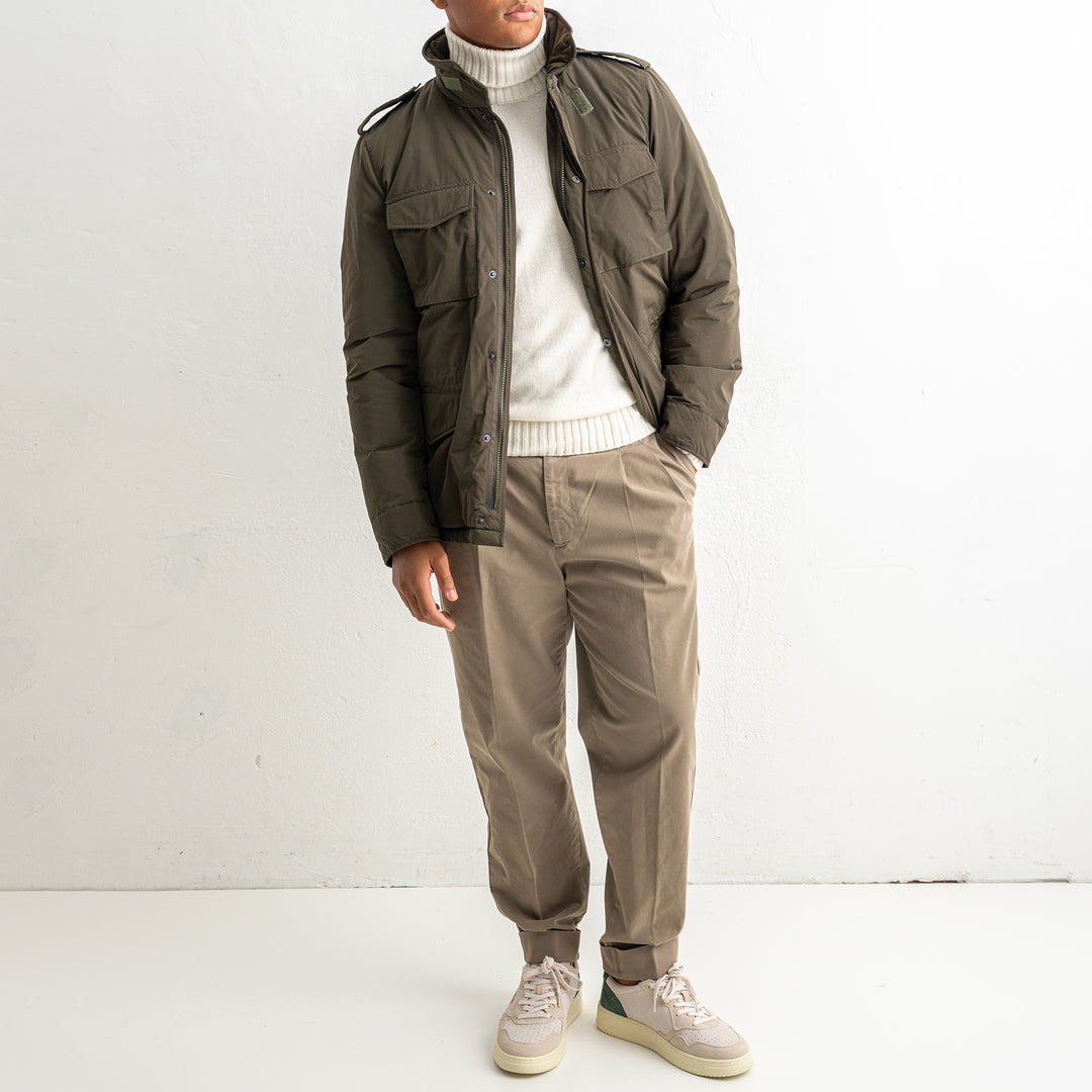 Vento Nylon Minifield Jacket Green