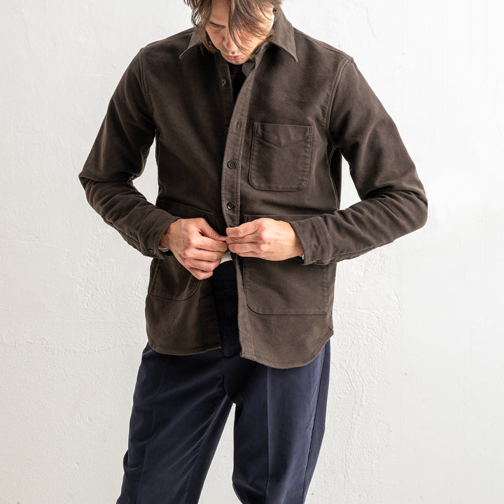 Moleskin UT Overshirt Brown