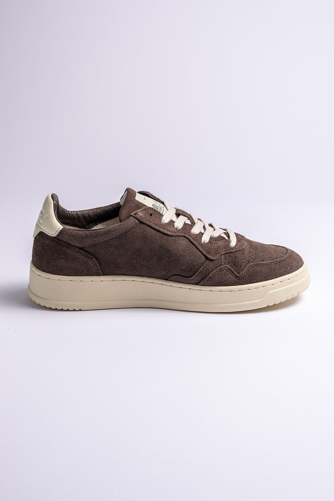 Medalist Finish Suede Sneaker Moka/White