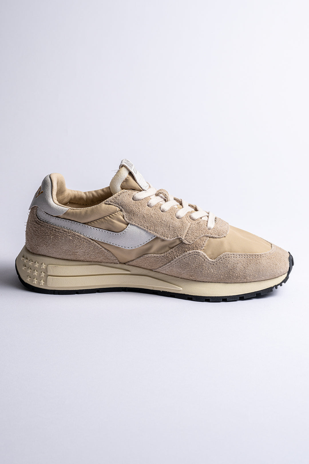 Reelwind Nylon/Suede Sneaker Beige