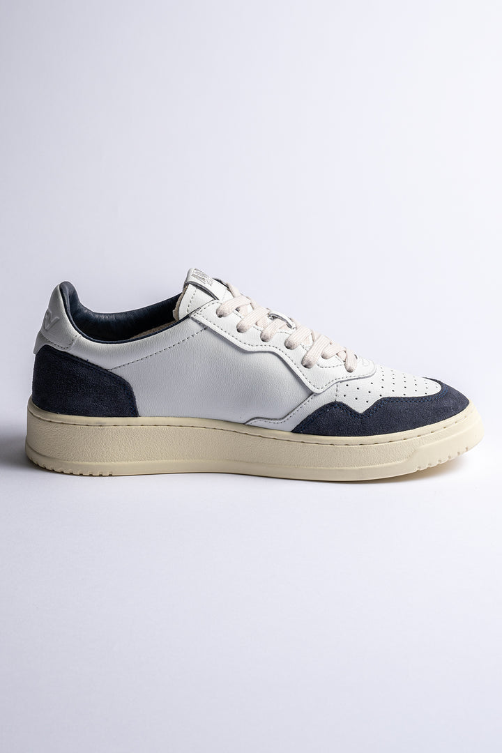 Medalist Low Man Softleather/Suede White/Ocean