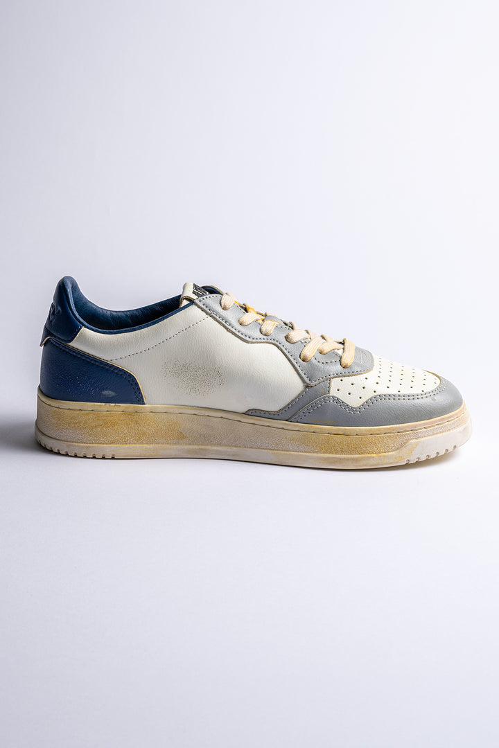 Super Vintage Low Man Leather/Leather Blue/Limestone