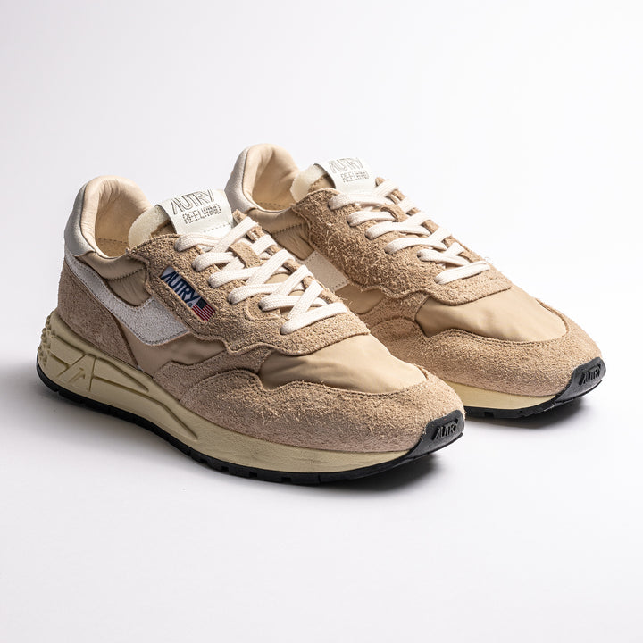 Reelwind Nylon/Suede Sneaker Beige