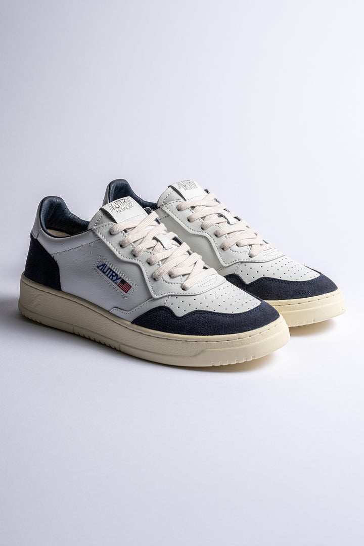 Medalist Low Man Softleather/Suede White/Ocean