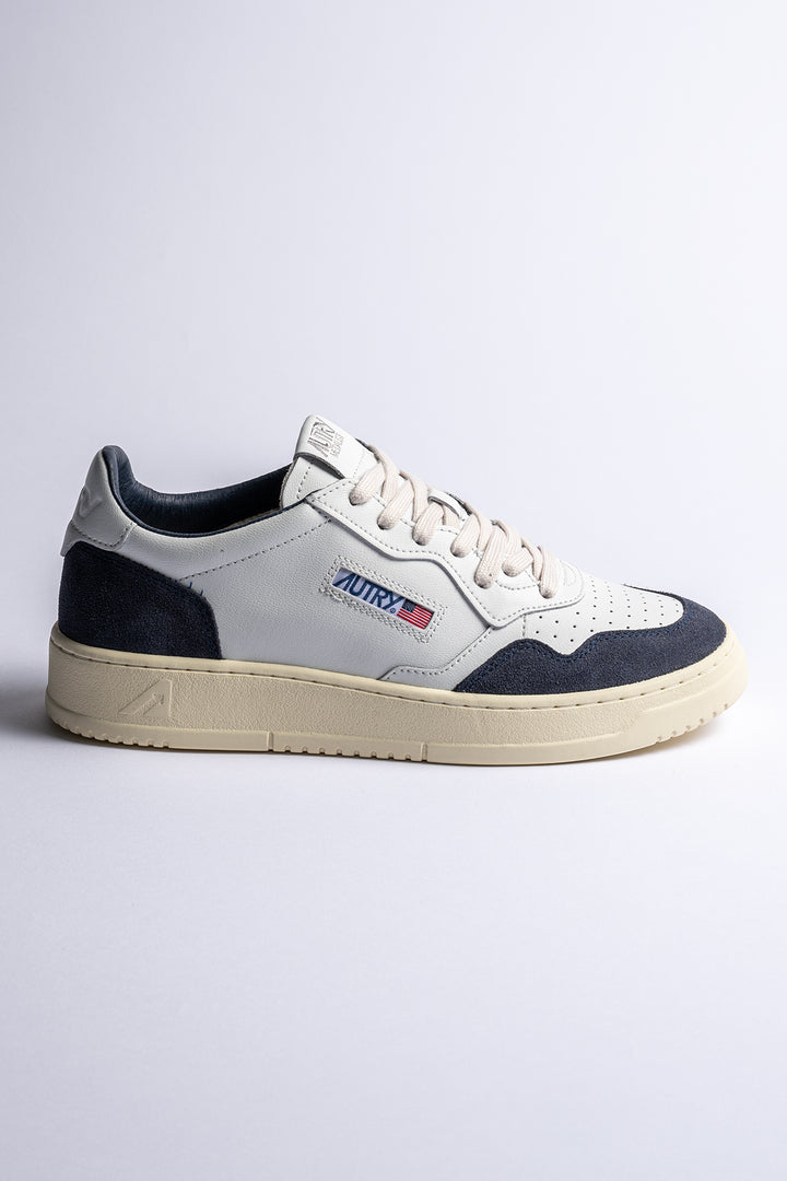 Medalist Low Man Softleather/Suede White/Ocean