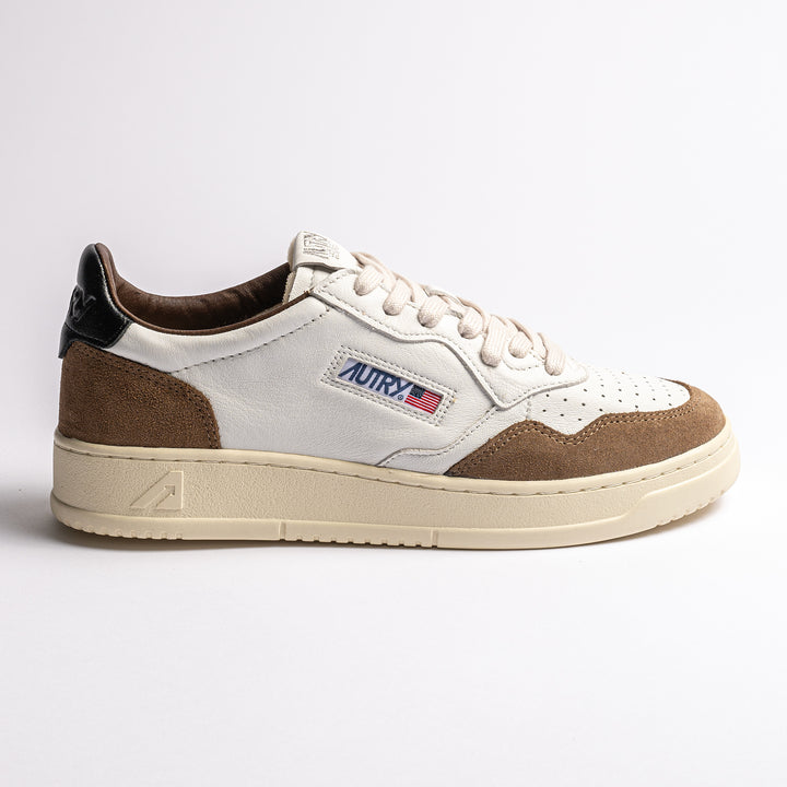 Medalist Leather/Suede Sneaker Brown/Black