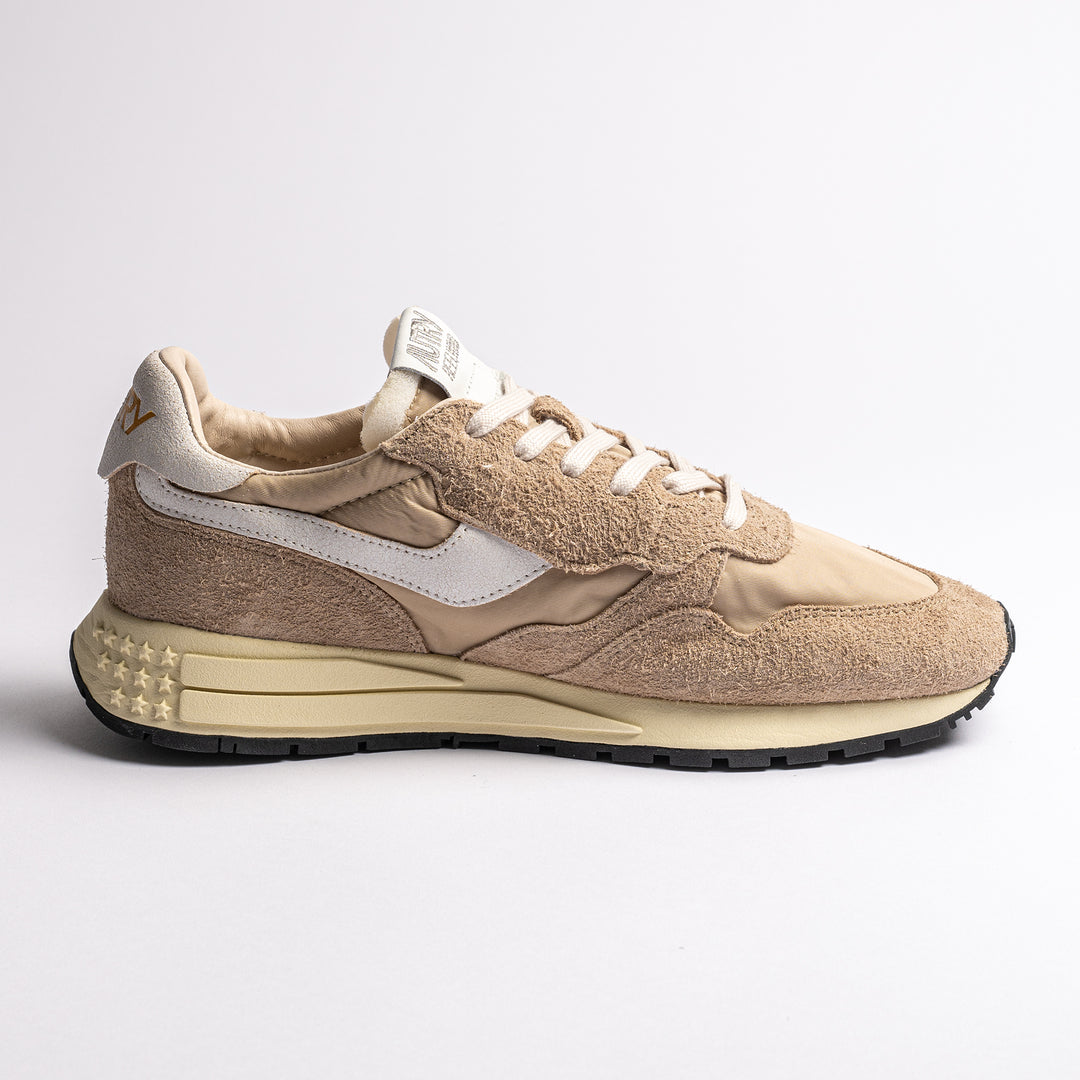 Reelwind Nylon/Suede Sneaker Beige