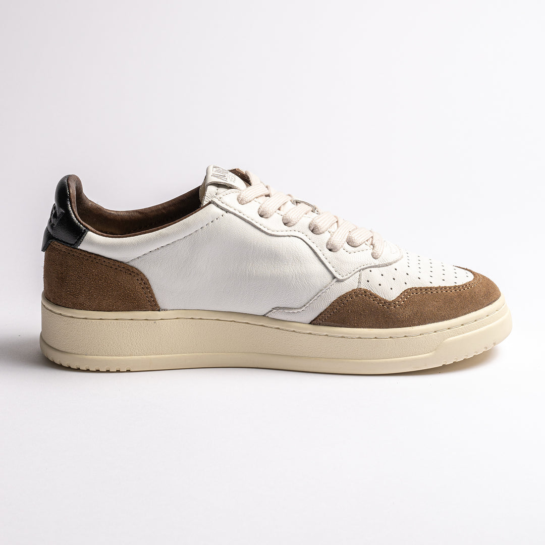 Medalist Leather/Suede Sneaker Brown/Black