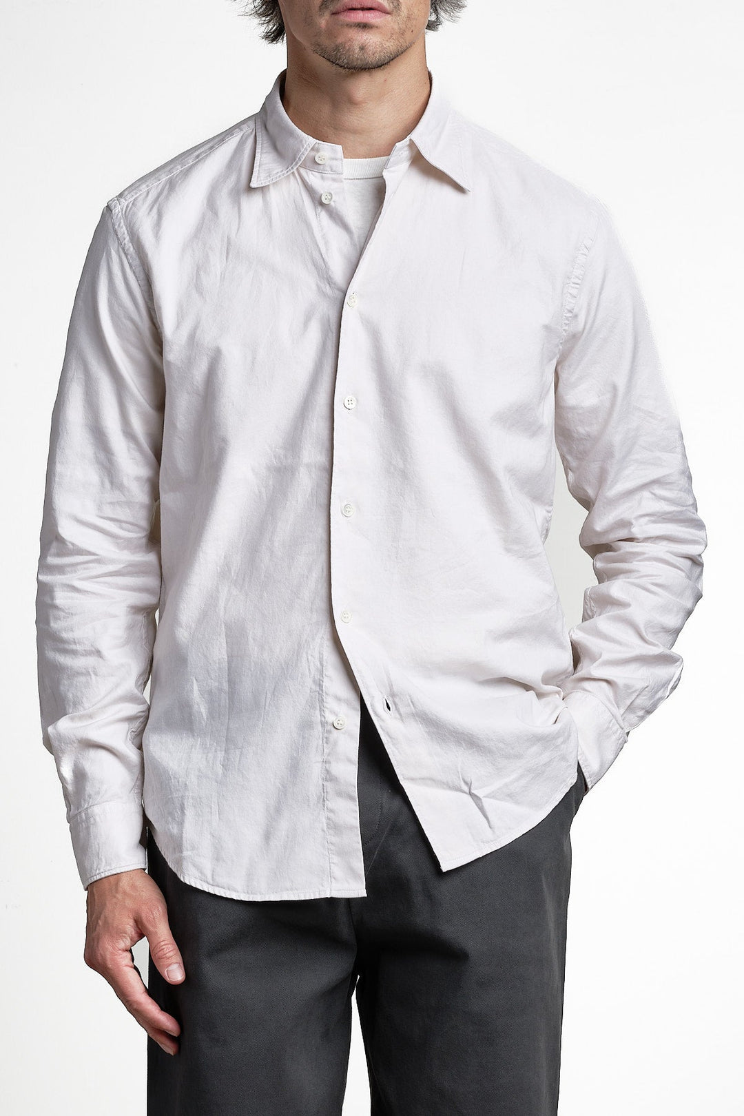 Camicia Maridola Ivory – Barena, framifrån