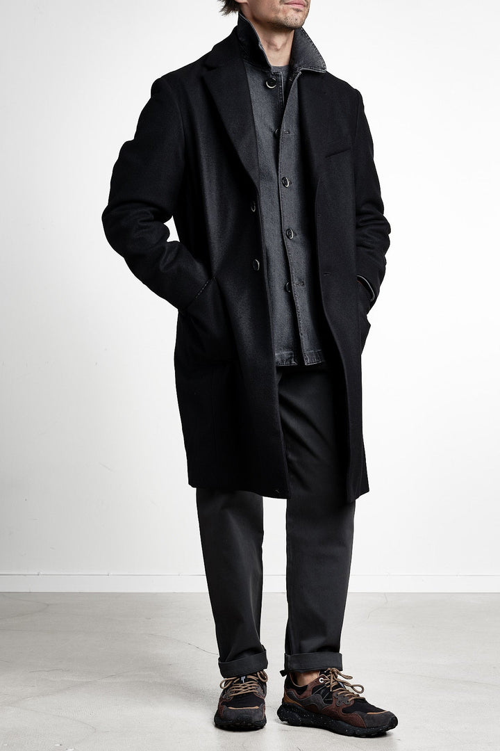 Capospalla Baron Black – Barena, closeup på materialet
