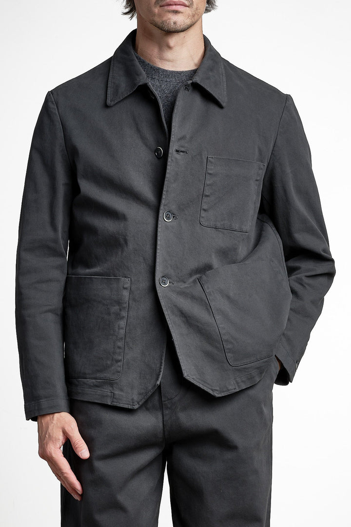 Overshirt Visal Lead – Barena, framifrån