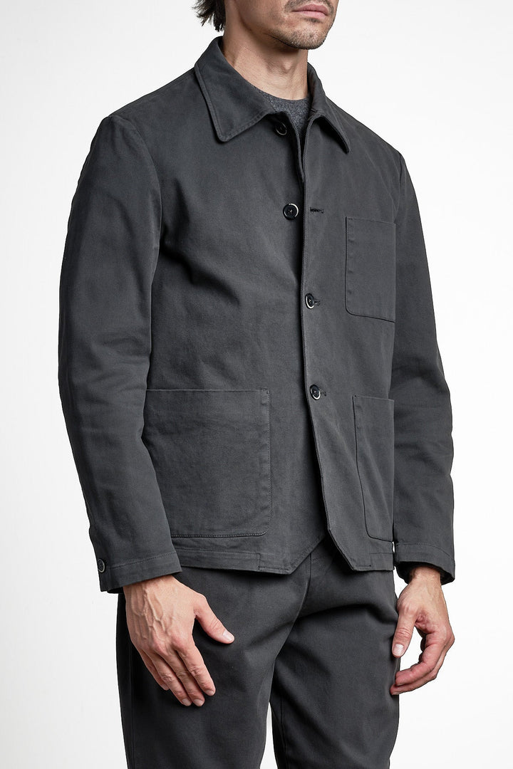 Overshirt Visal Lead – Barena, bakifrån