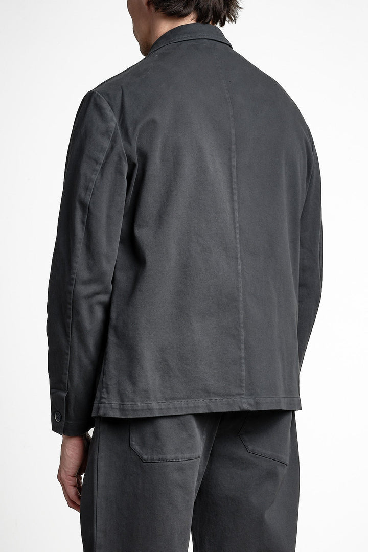 Overshirt Visal Lead – Barena, från sidan