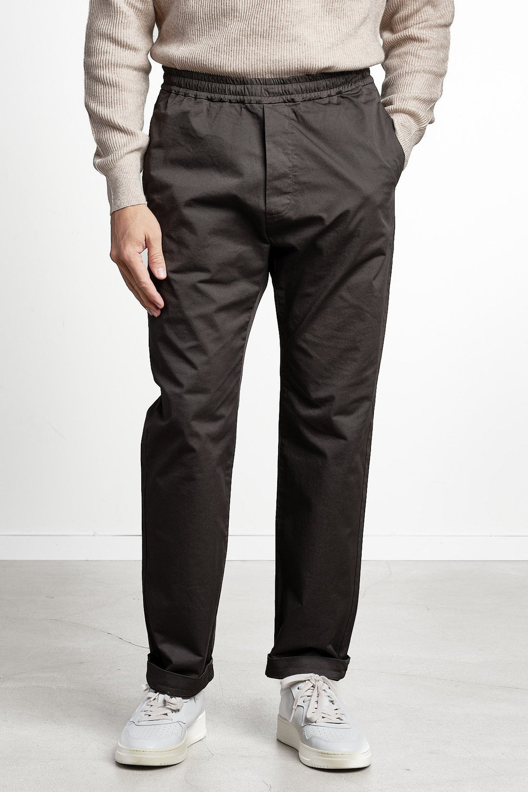 Pantalone Riobarbo Dark Brown – Barena, framifrån