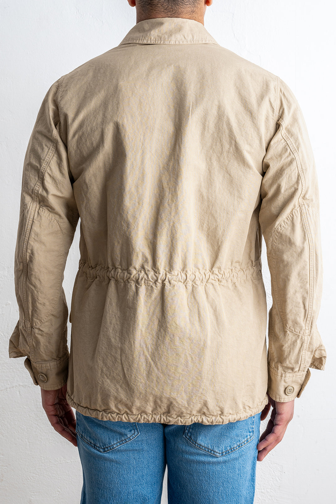 BASTOGNE COTTON LINEN FIELD JACKET Beige