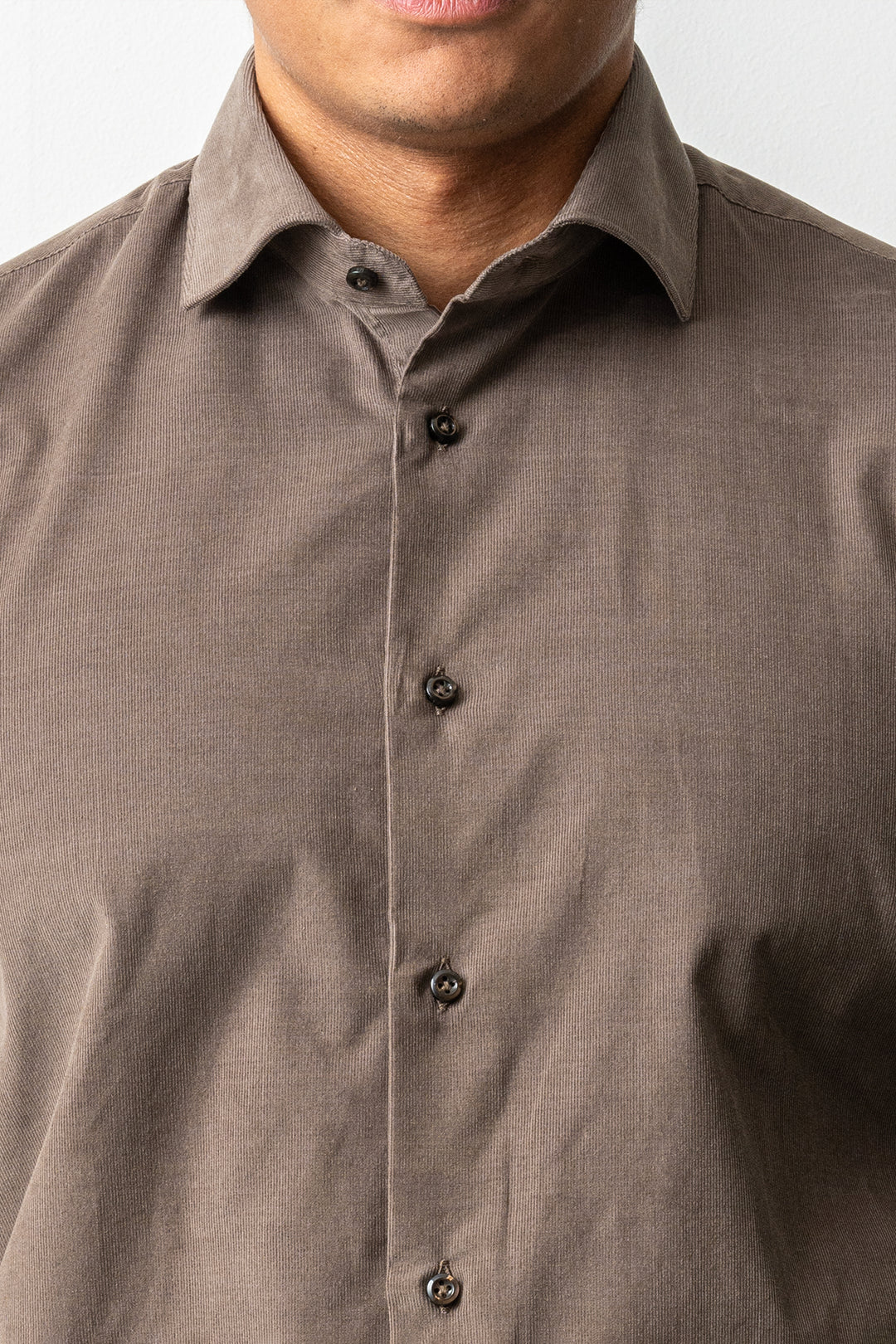 Baby Cord Cotton Shirt Green