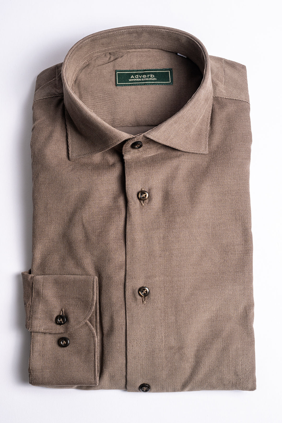 Baby Cord Cotton Shirt Green