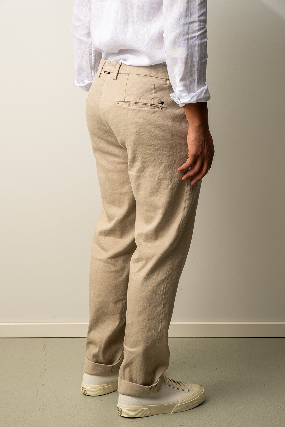 Boston Style Linen Trouser SAND