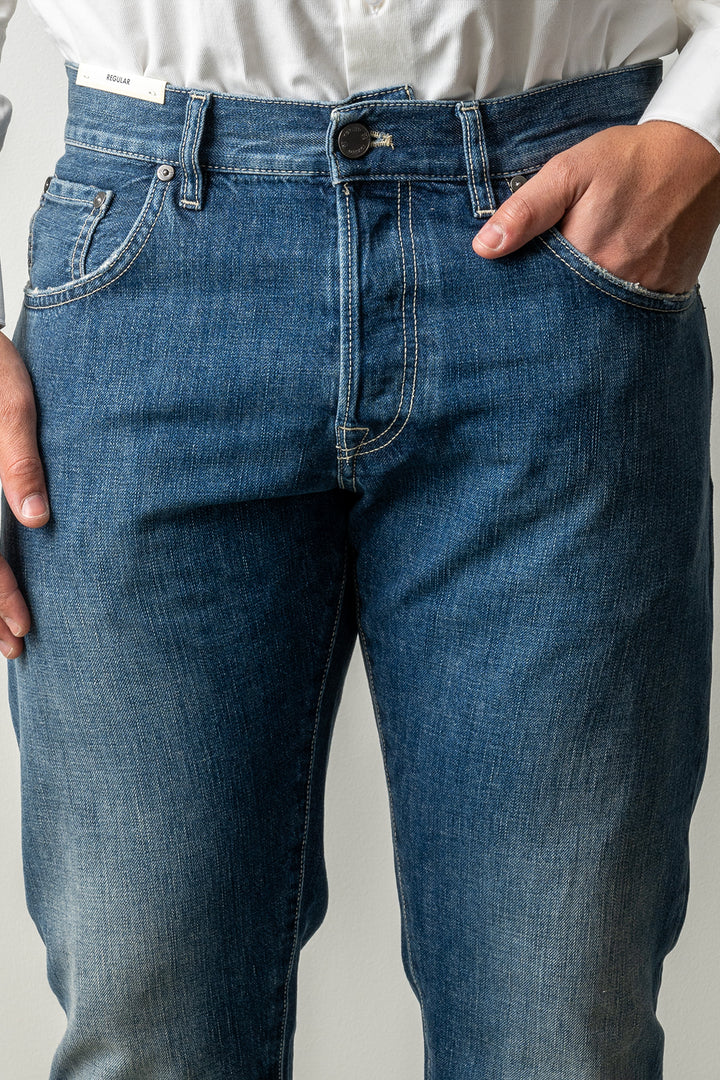 Breakbeat Regular Denim MID BLUE