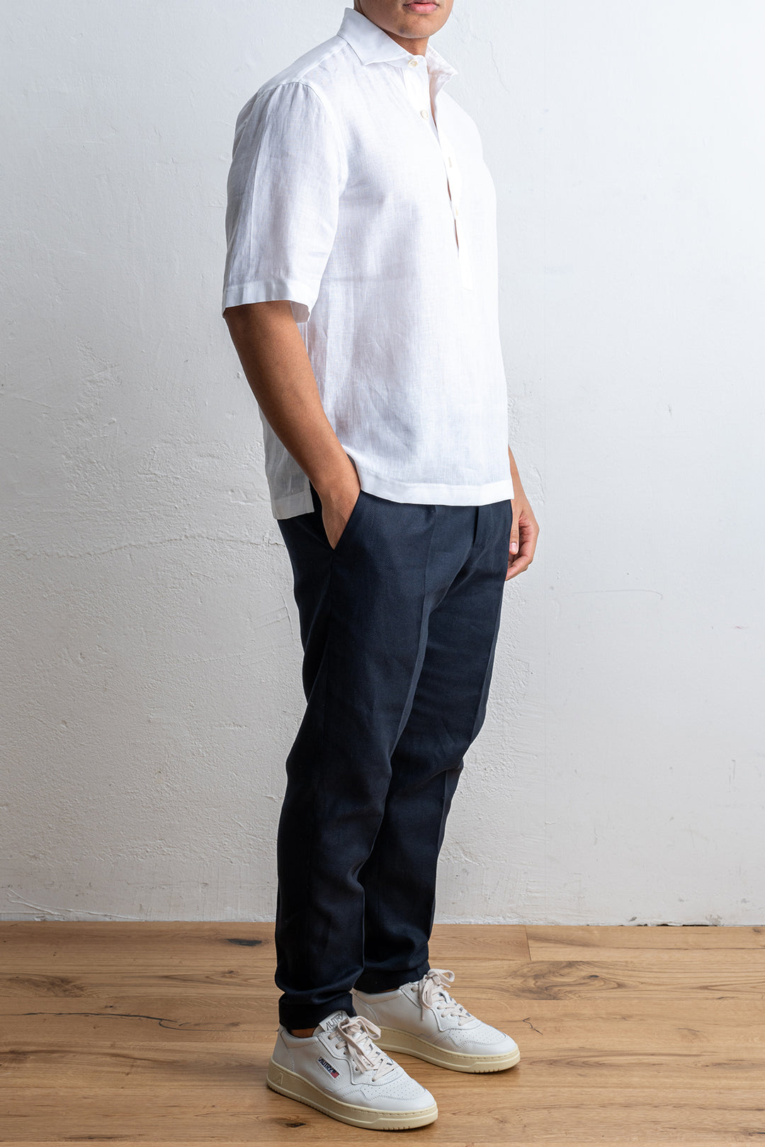 Bussarong Linen Shirt White