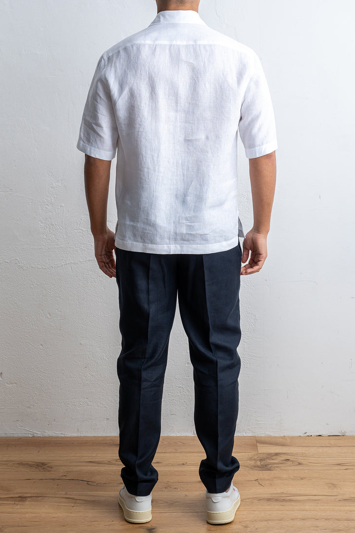 Bussarong Linen Shirt White