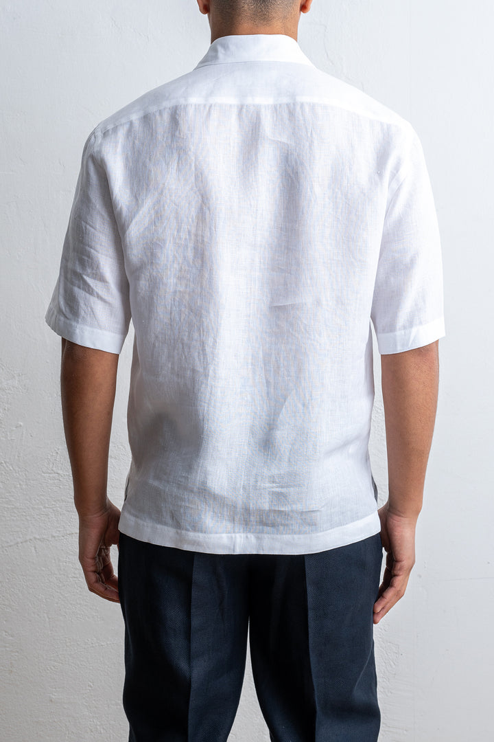 Bussarong Linen Shirt White