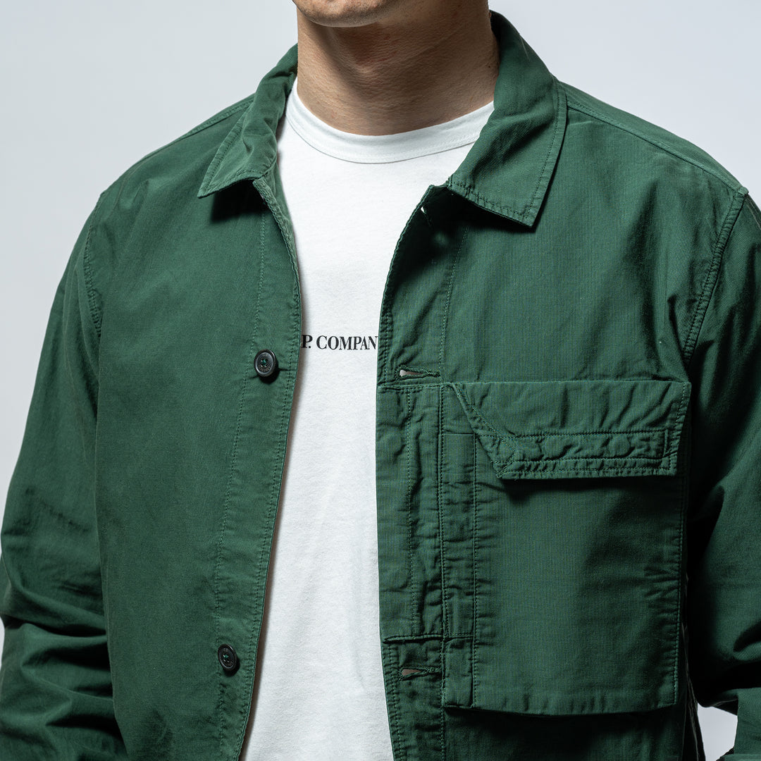 Overshirt Hybrid Jacket Duck Green