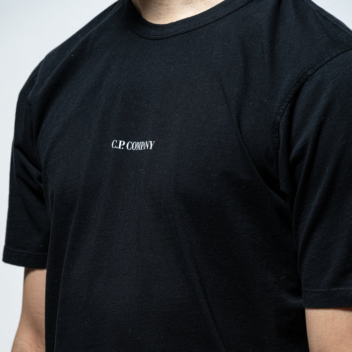 C.P Company Logo T-shirt BLACK