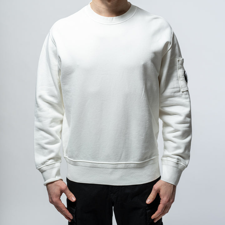 Classic Crewneck Sweatshirt Gauze White