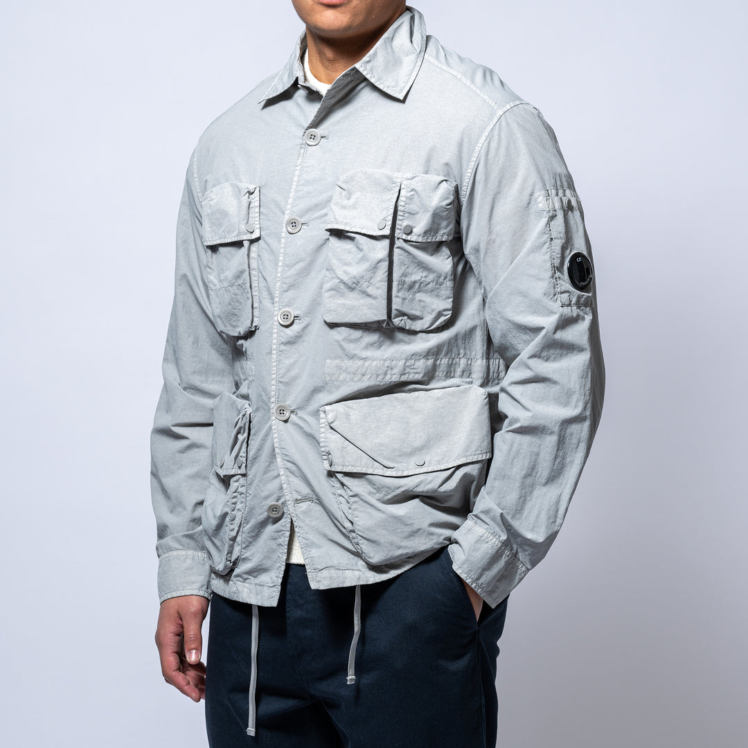 Overshirt Hybrid Jacket Drizzle Grey
