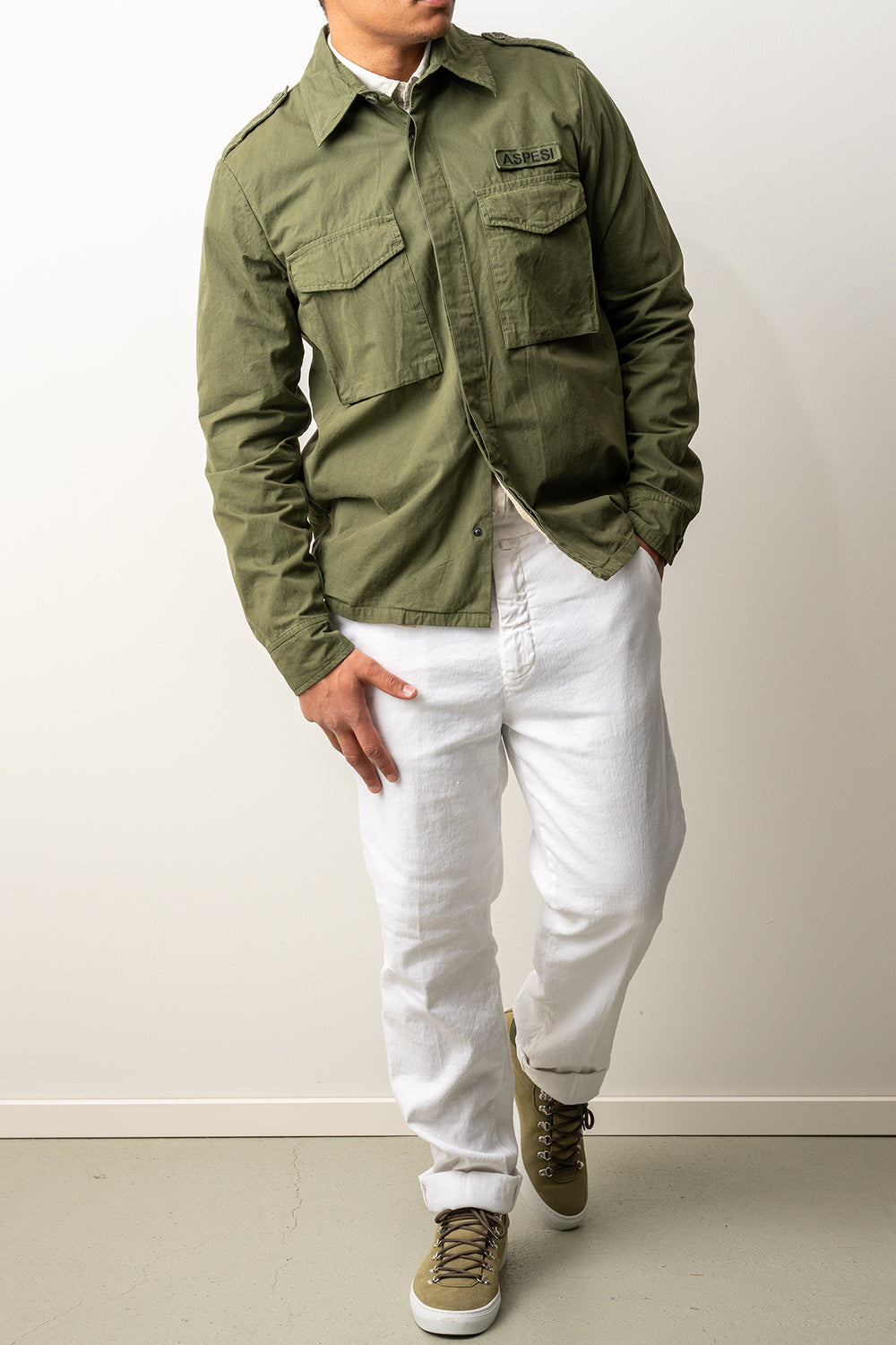 Camicia Field Overshirt Green