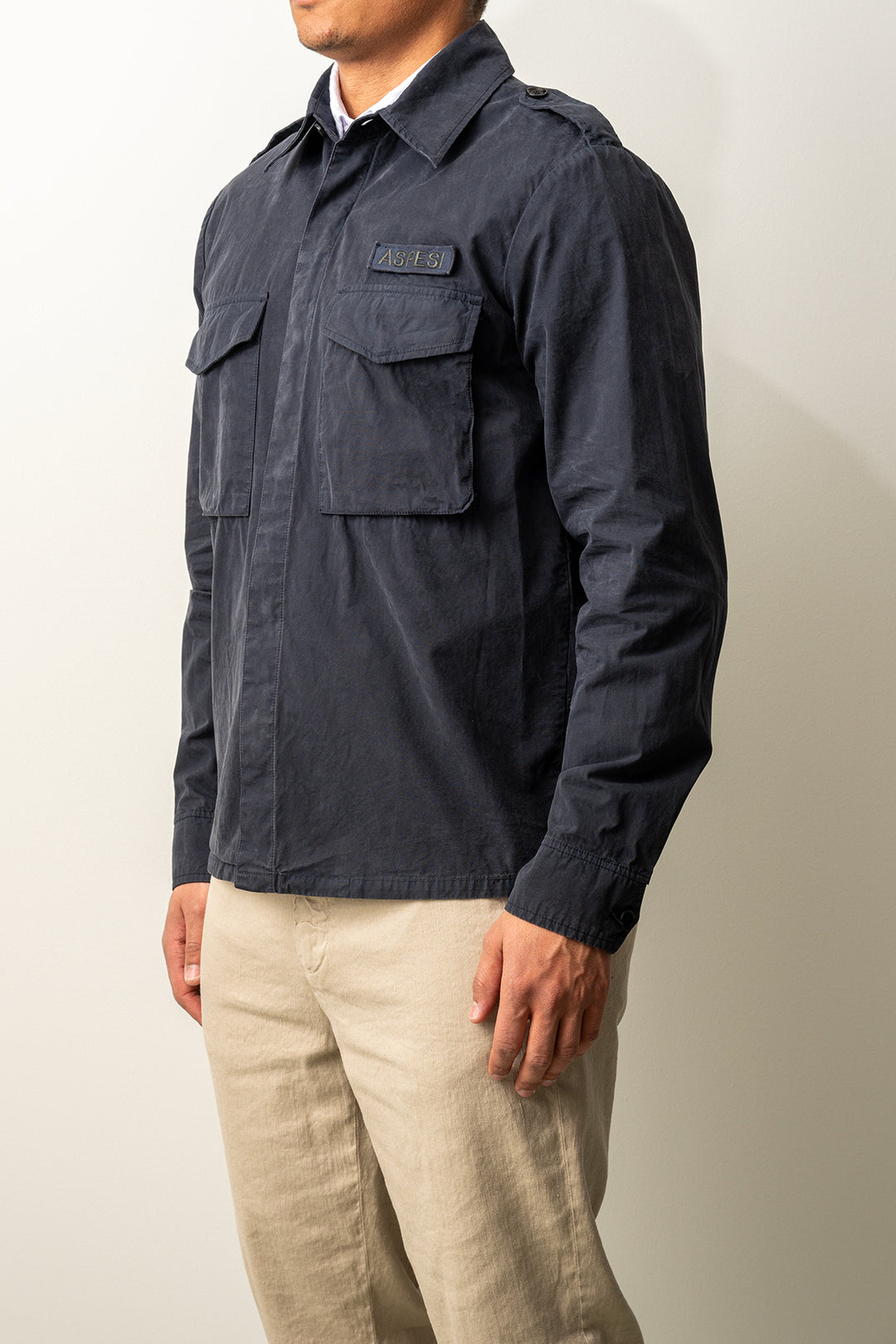 Camicia Field Overshirt Navy