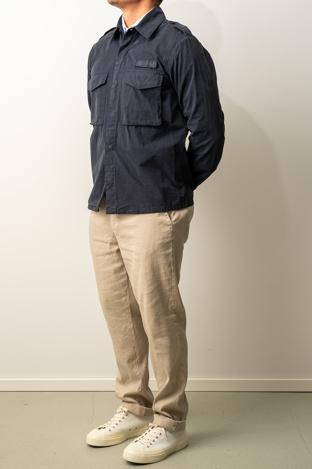 Camicia Field Overshirt Navy
