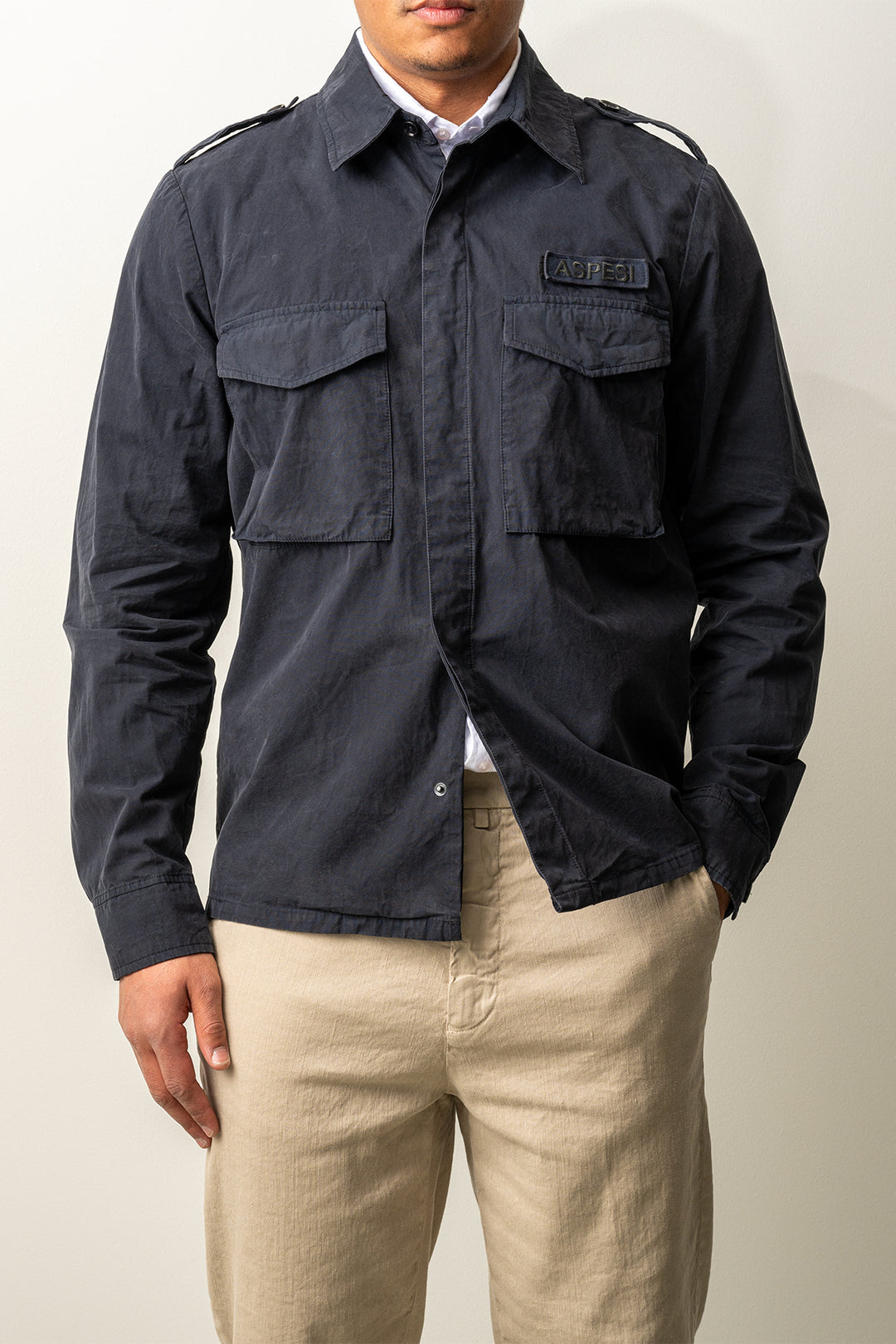 Camicia Field Overshirt Navy