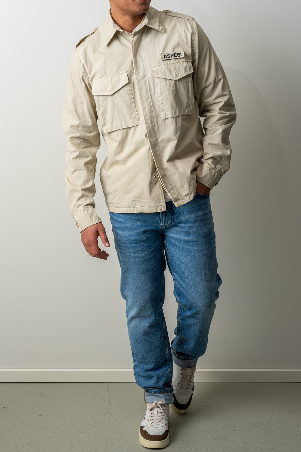 Camicia Field Overshirt STONE