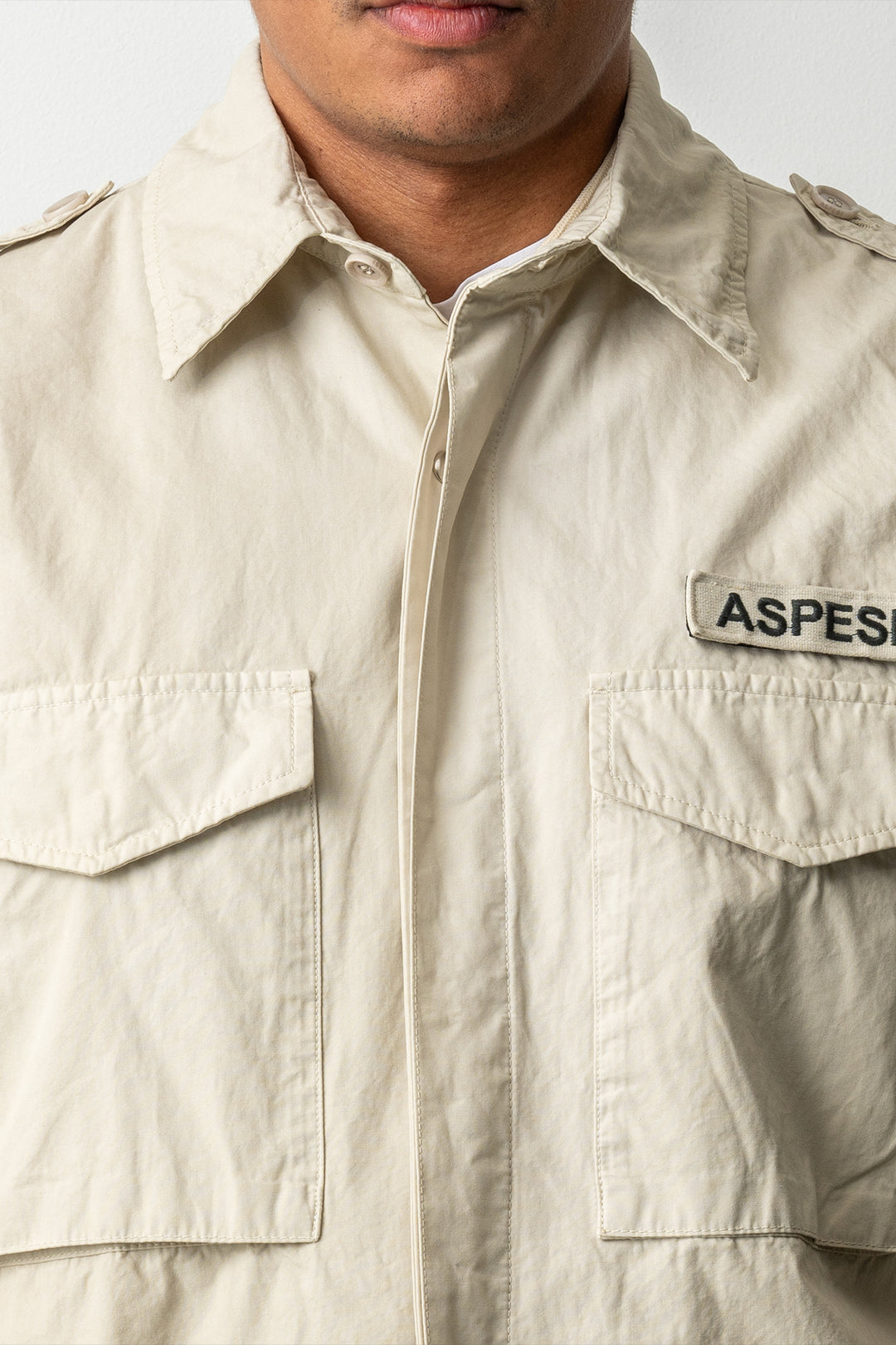 Camicia Field Overshirt STONE